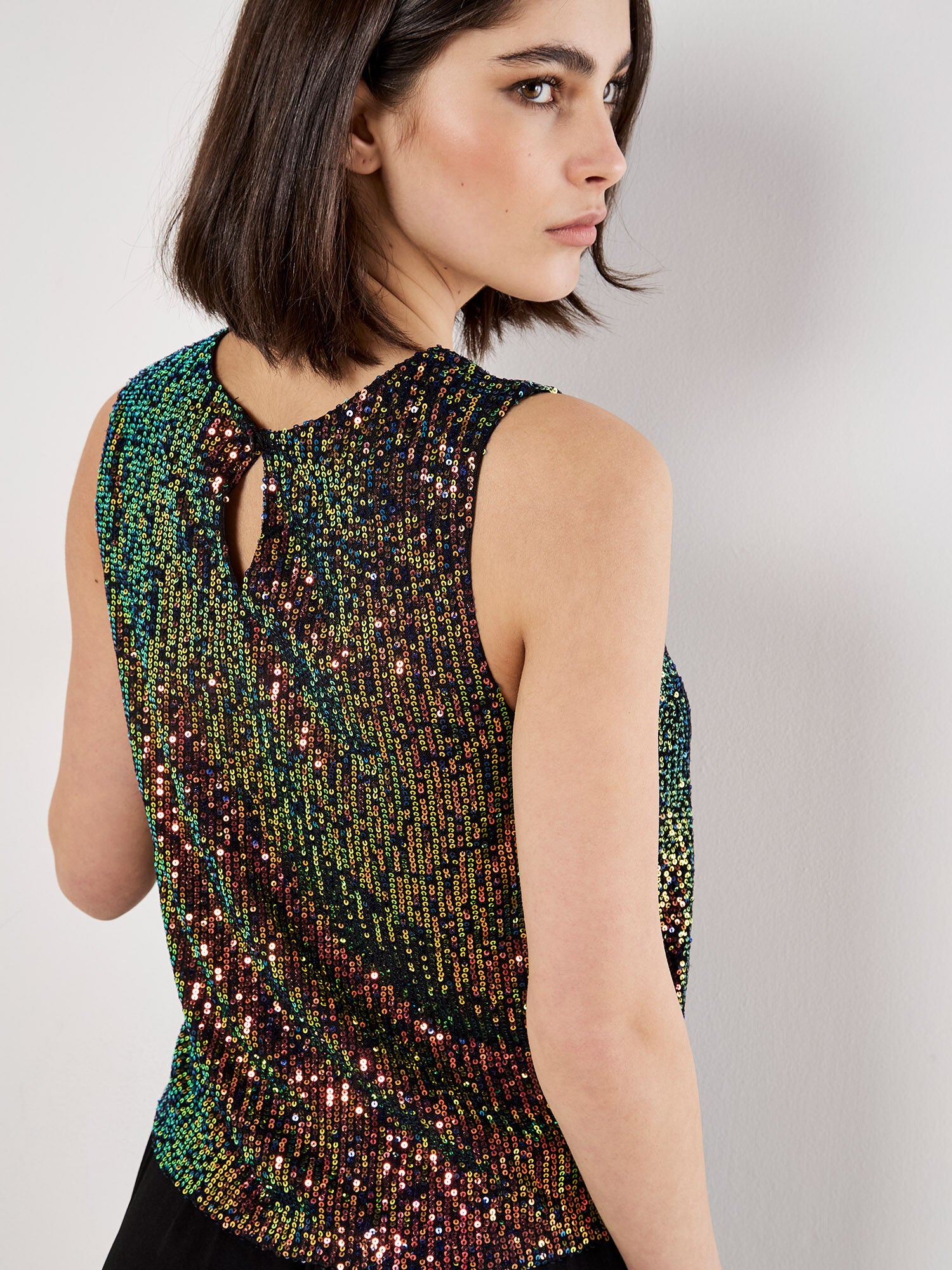 SOYA CONCEPT SEQUIN TOP